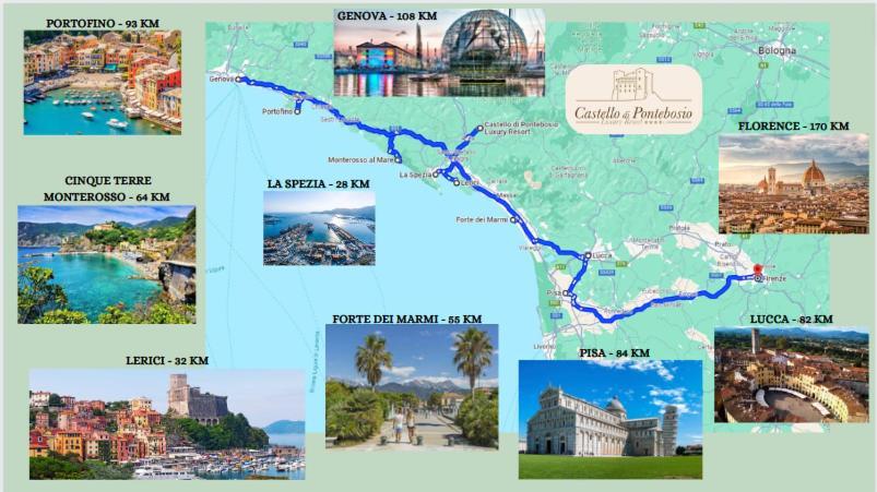 Castello Di Pontebosio Luxury Resort Licciana Nardi Exteriör bild
